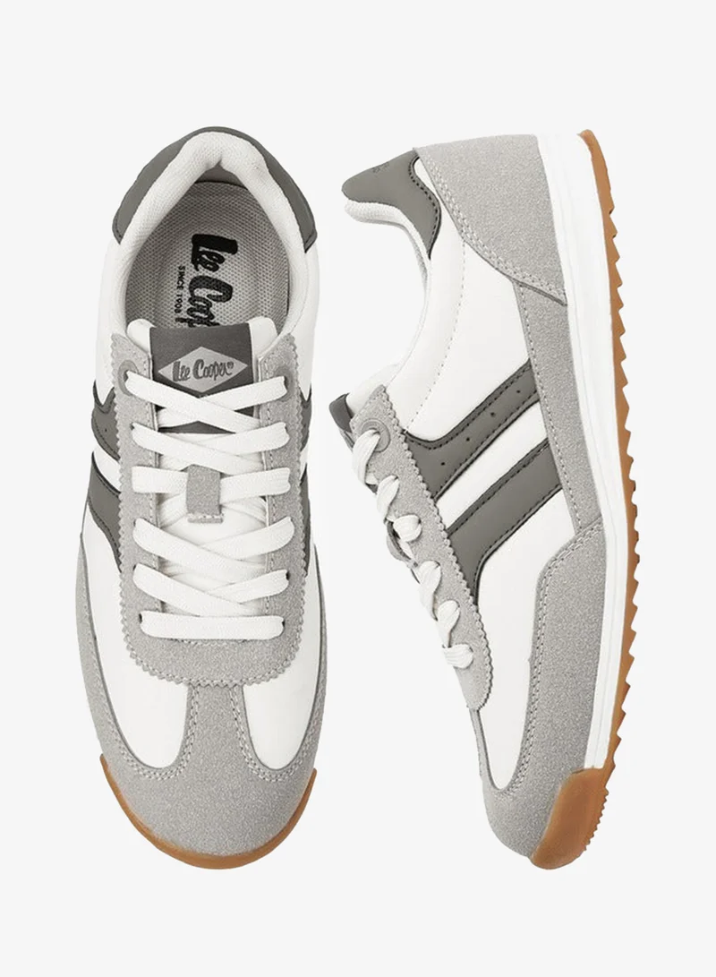Women's Panelled Lace-Up Sneakers